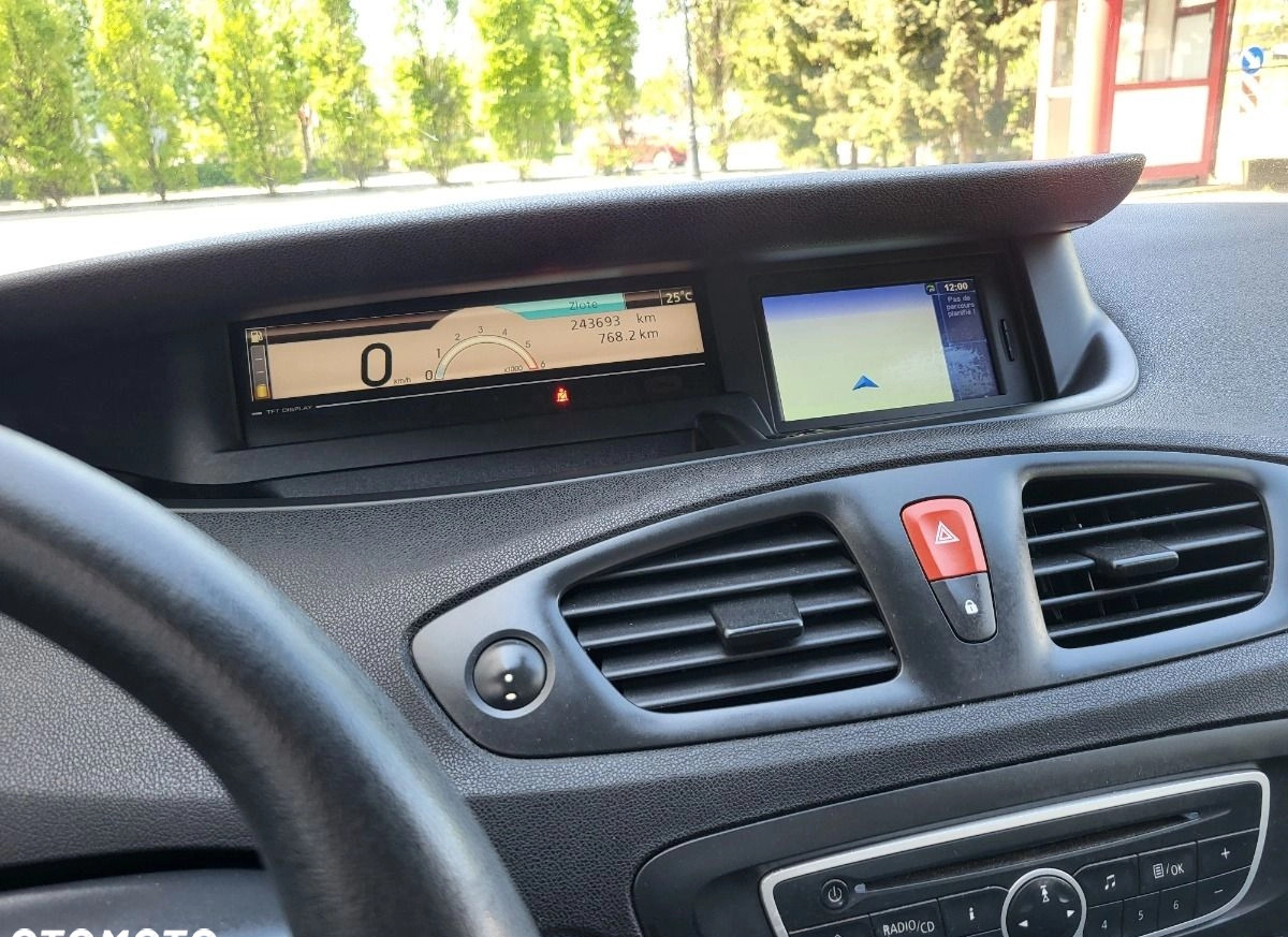Renault Scenic cena 14900 przebieg: 243000, rok produkcji 2009 z Będzin małe 326